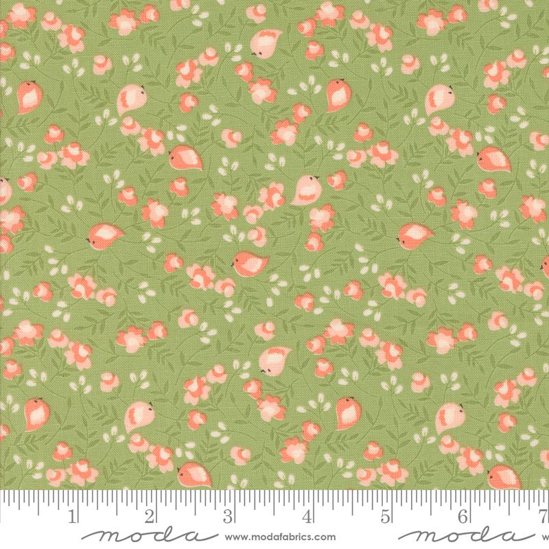 Abloom - Cucumber Songbird Yardage