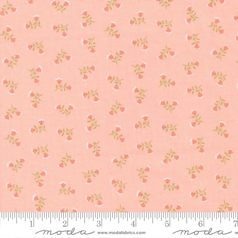Sunbonnet Pink Tossed Petals Yardage