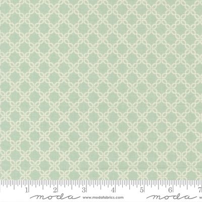 Sunbonnet Dusty Blue Lattice Yardage