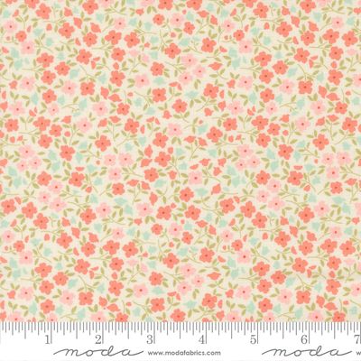 Sunbonnet Wild Blooms Porcelain Yardage Sunbonnet Wild Blooms Porcelain Yardage
