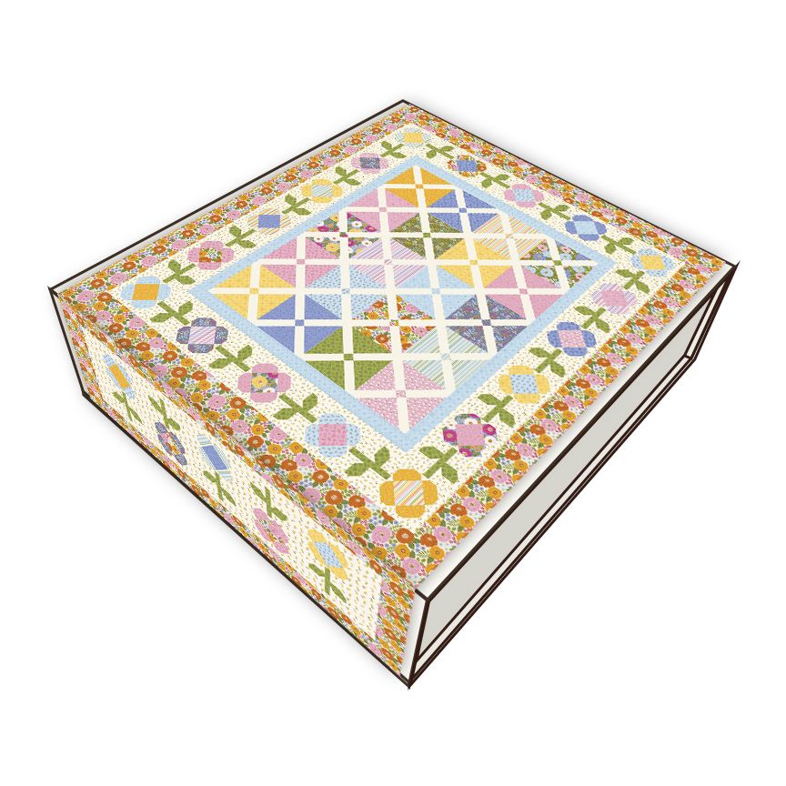 Little Darlin' Plaid and Posies Quilt Kit