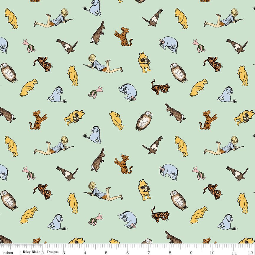 Winnie the Pooh Characters - Green