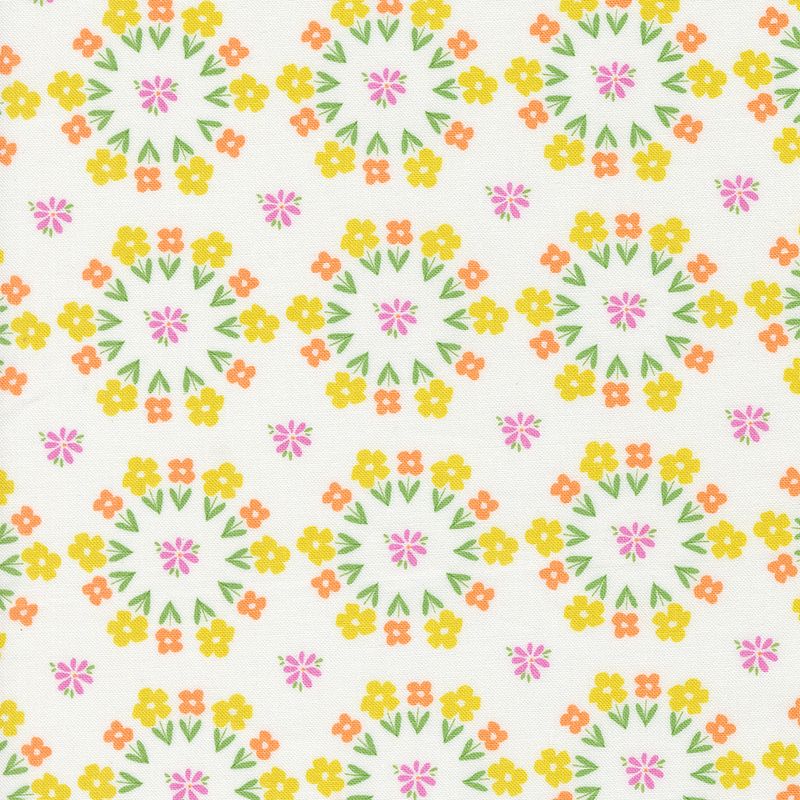 Laguna Sunrise Paradise Florals Off White