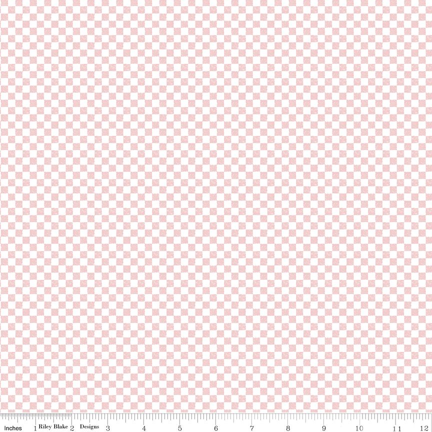 Check Please! 1/4" Check Baby Pink