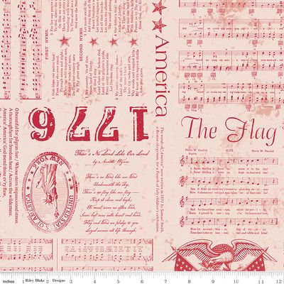 Americana 107/108" Wide Back Liberty Red