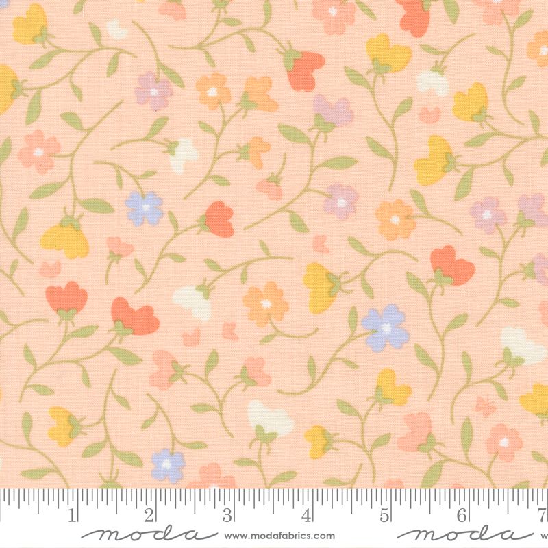 Pastel Prairie Meadow Small Floral Petal