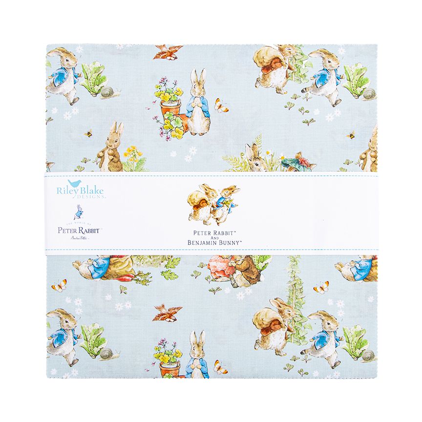 Peter Rabbit and Benjamin Bunny 10 Inch Stacker (Layer Cake)