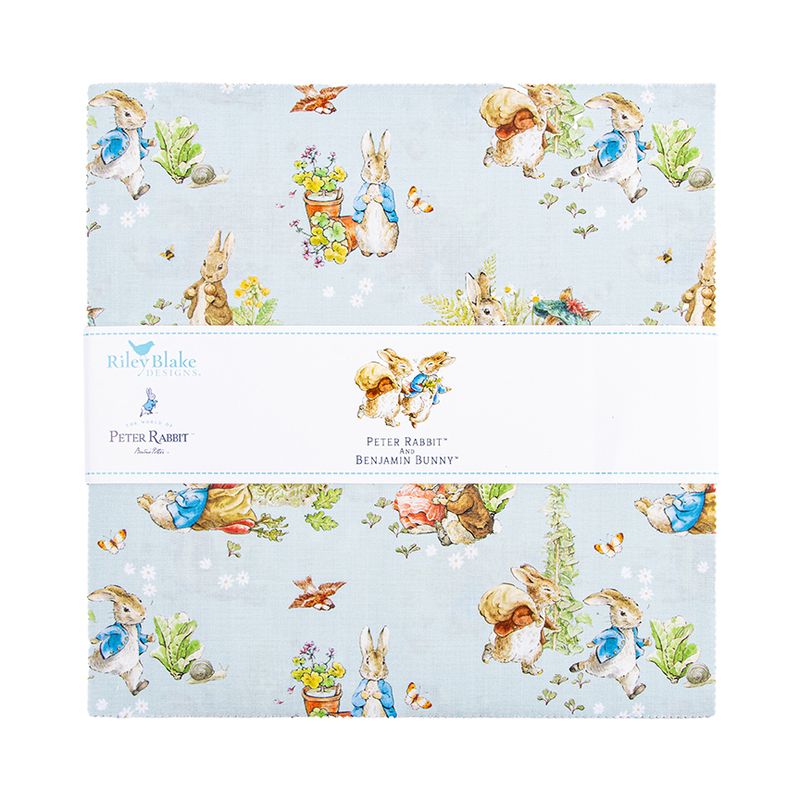 Peter Rabbit and Benjamin Bunny 10 Inch Stacker (Layer Cake)