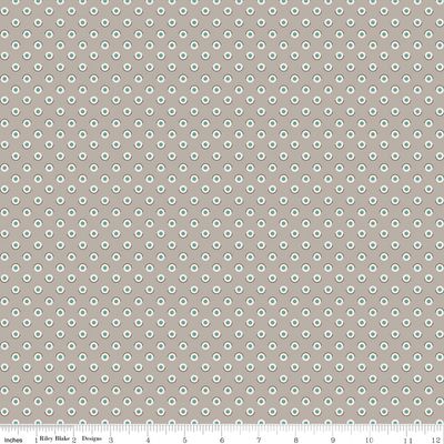 Bee Dots Fawn Pewter