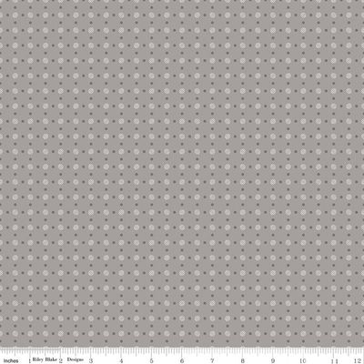 Bee Basics Polka Dot Gray