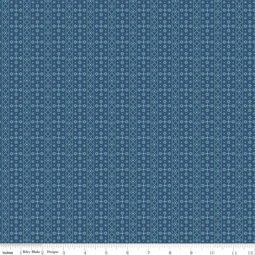 Americana - Franklin Dk Denim - END OF BOLT 3/4 yard (31")