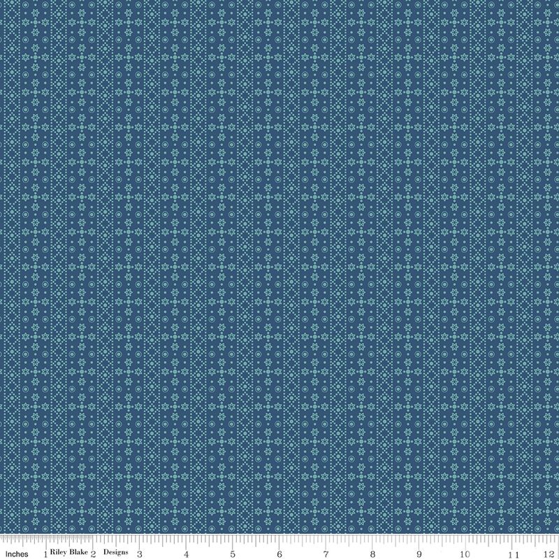 Americana - Franklin Dk Denim - END OF BOLT 3/4 yard (31")