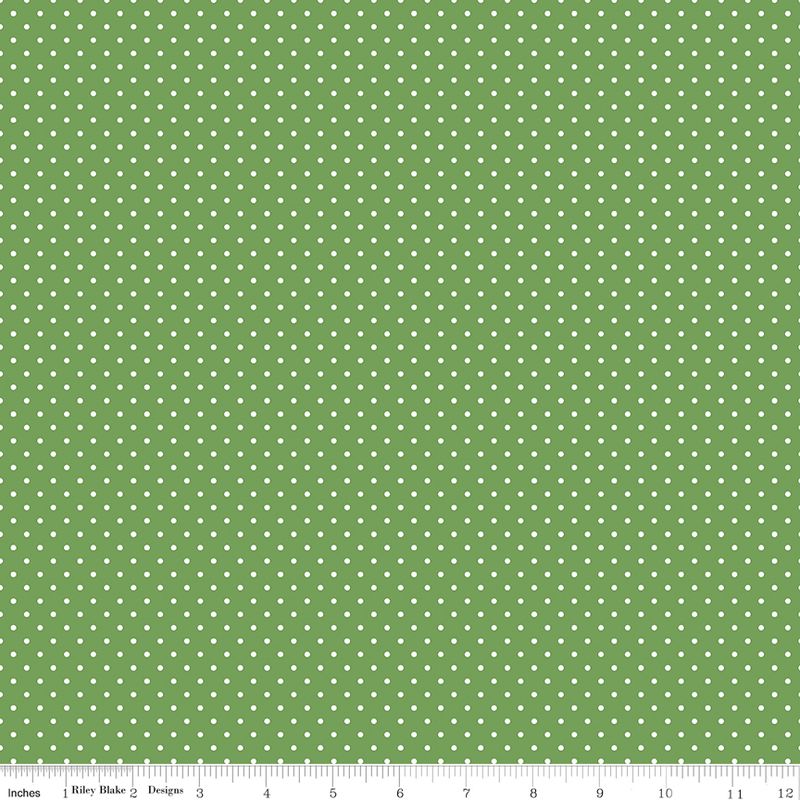 White Swiss Dot On Clover