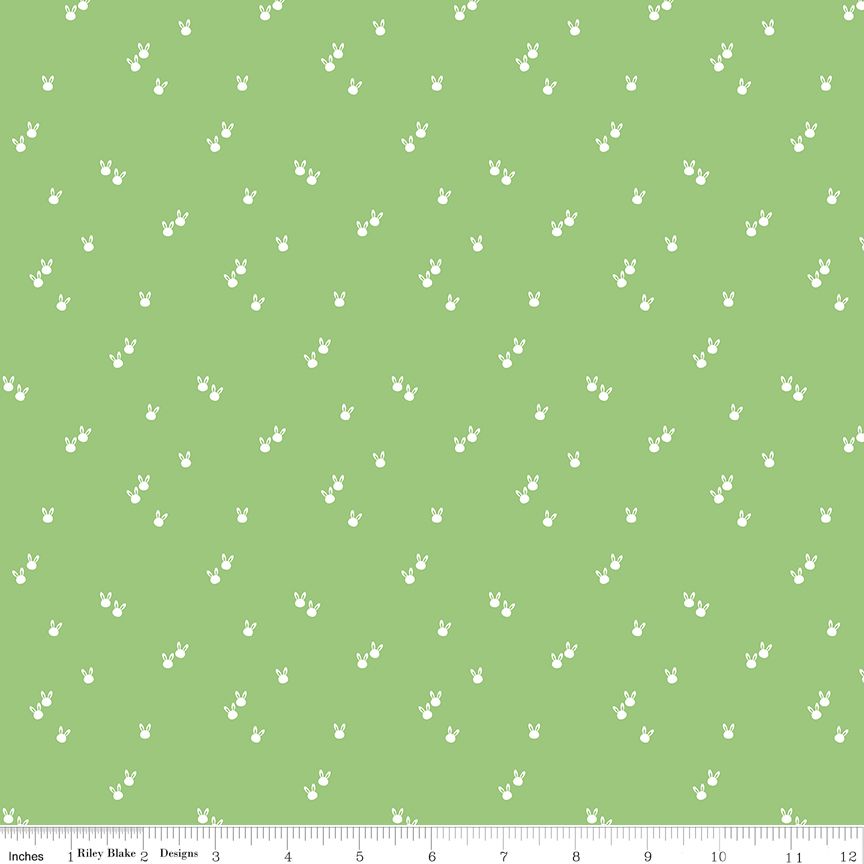 Seasonal Basic Bunnies Green
