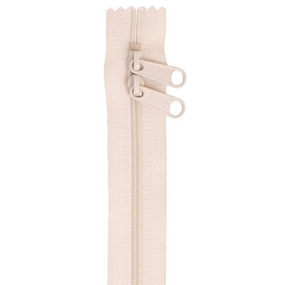Double Slide 30" Zipper Ivory