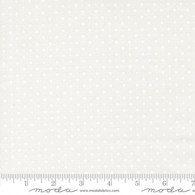 Abide Linen White Dots White