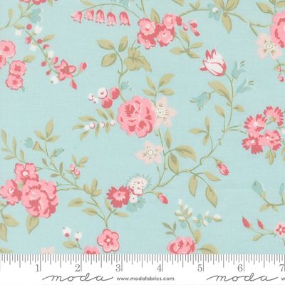 Abide Main Floral Light Blue