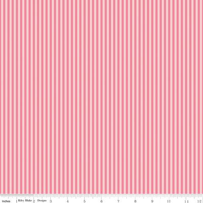 1/8" Tonal Stripe Sugar Pink