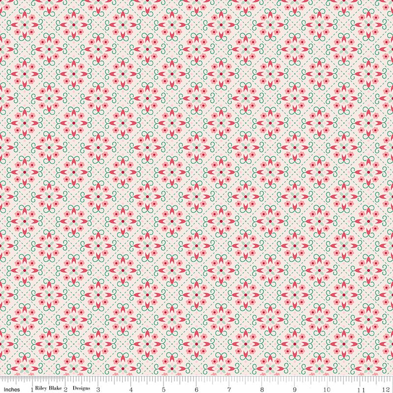 Berry &amp; Sage Wallpaper Latte