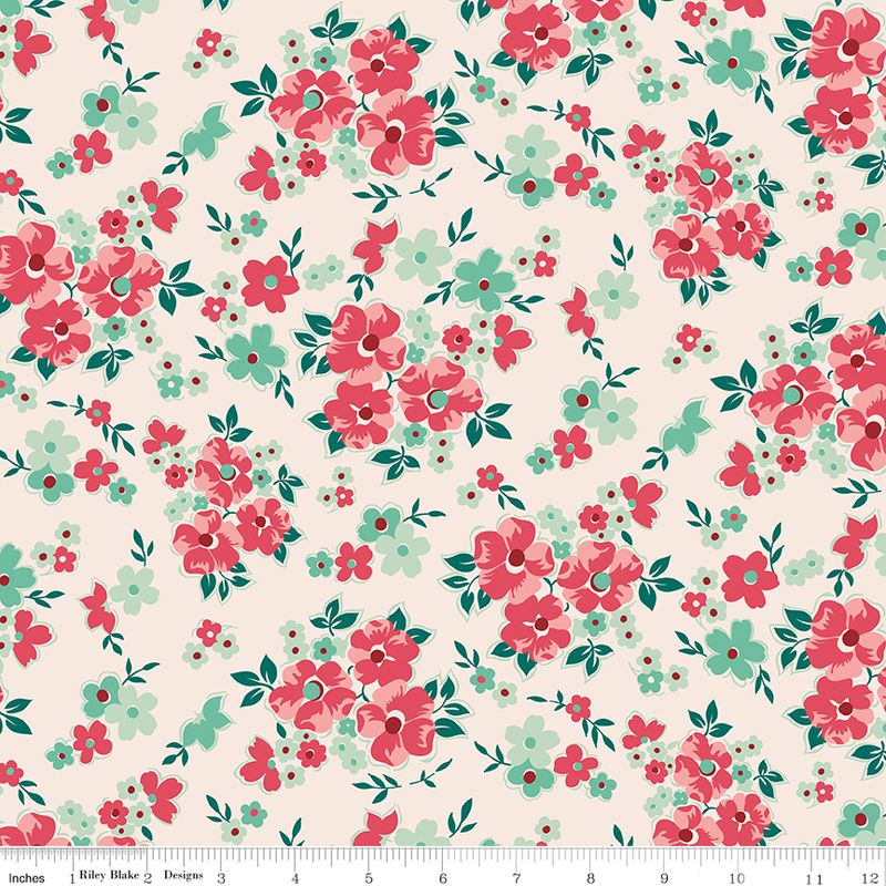 Berry &amp; Sage Floral Latte