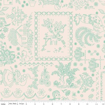 Berry &amp; Sage Embroidery Latte