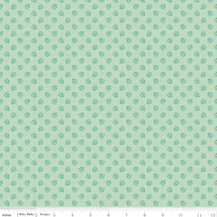 Farmer's Daughter Clover Sage Half Yard Cut