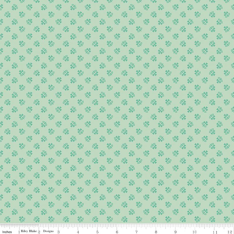Farmer's Daughter Clover Sage Half Yard Cut
