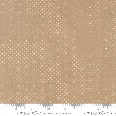Eyelet Basic Dot Foulard Shirting Earth