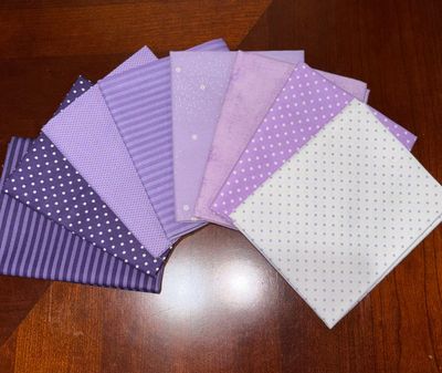 Shop Curated Fat Quarter Bundle - Pretty in Purple