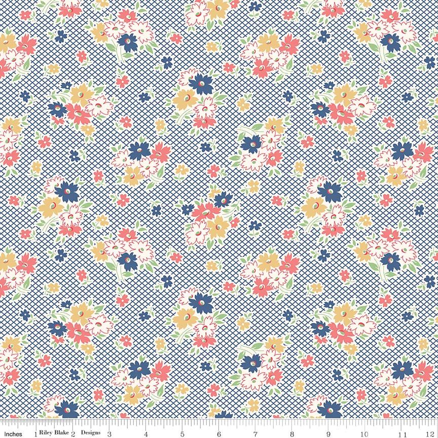 Farm Girl Vintage Main Denim - One Yard End of Bolt