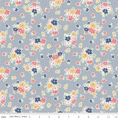 Farm Girl Vintage Main Denim - One Yard End of Bolt