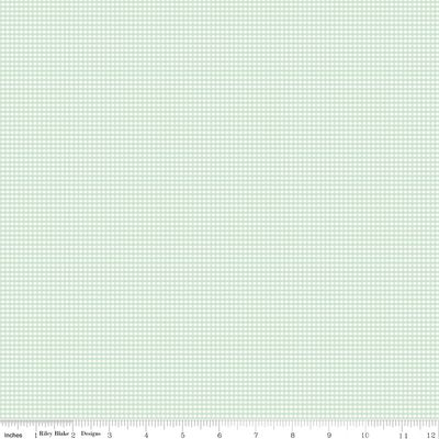 Flannel Micro Gingham Sweet Mint