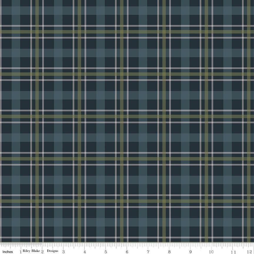 Flannel Cretaceous Plaid Navy