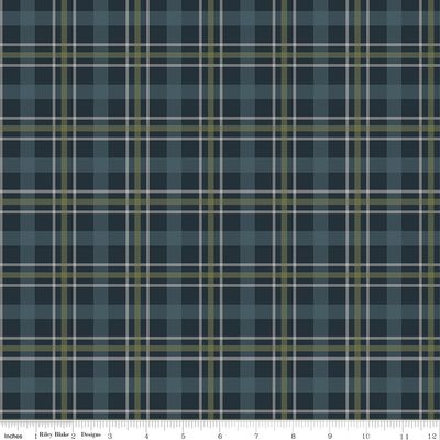 Flannel Cretaceous Plaid Navy