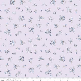 Daybreak on the Prairie Garden Bouquet Purple - Little over 1-1/2 yards end of bolt