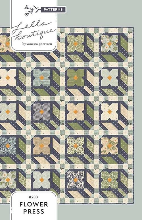 Flower Press Pattern by Lella Boutique