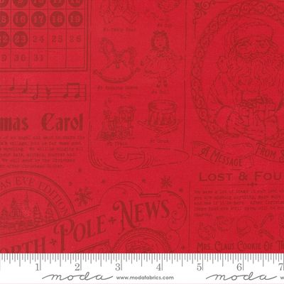 Holiday Cheer North Pole News Poinsettia