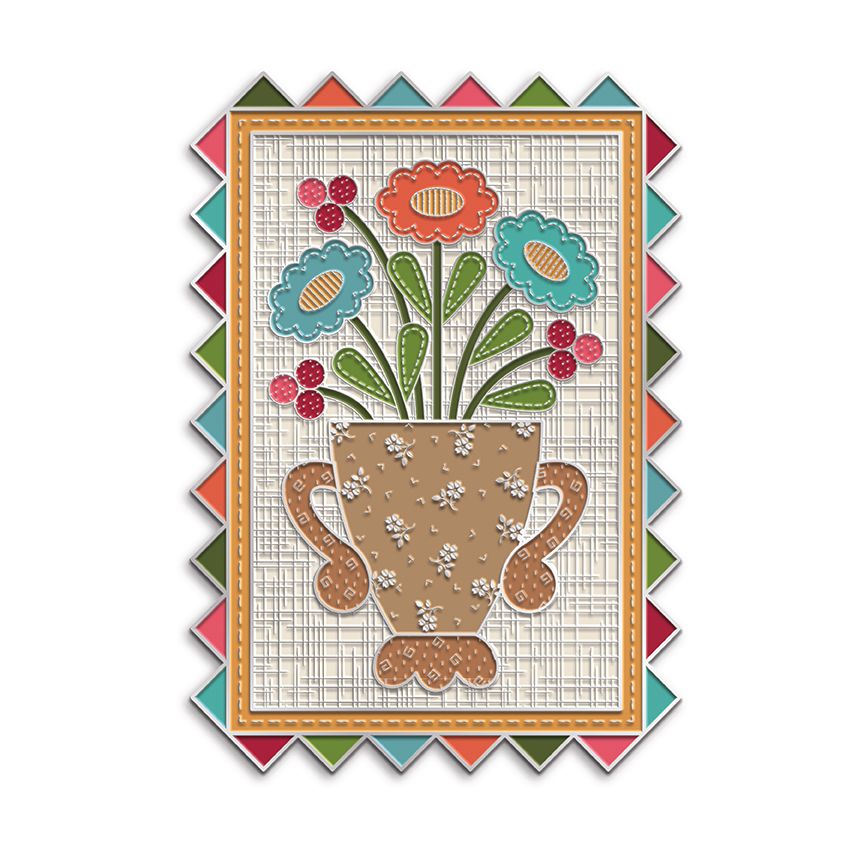 Lori Holt Baked With Love Needle and Scissor Minder