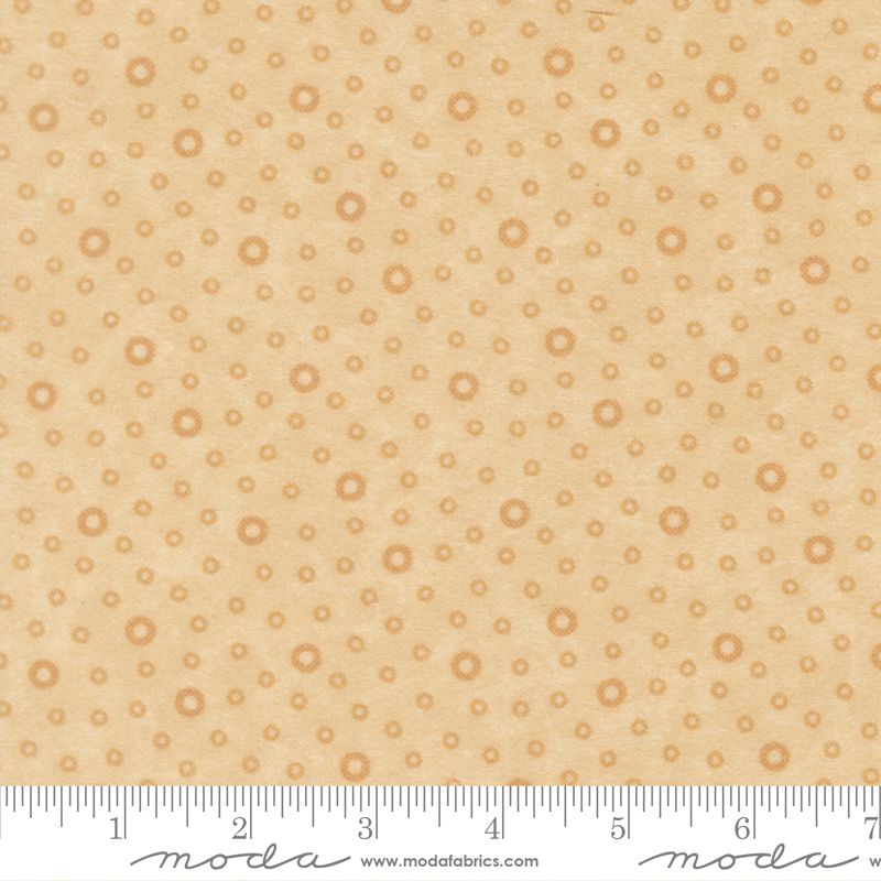 Flannel Season Rain Drops Tan Yardage