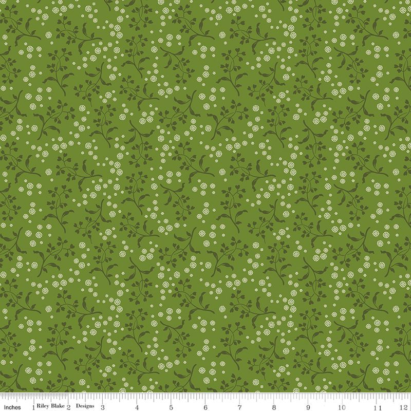 Baked With Love Apron Olive - One Yard Cut