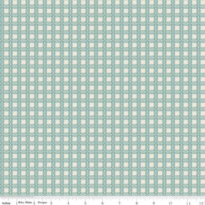 Baked With Love Tablecloth Wedgewood - Fat Quarter