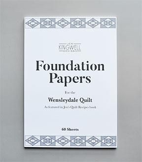 Wensleydale Foundation Papers by Jen Kingwell