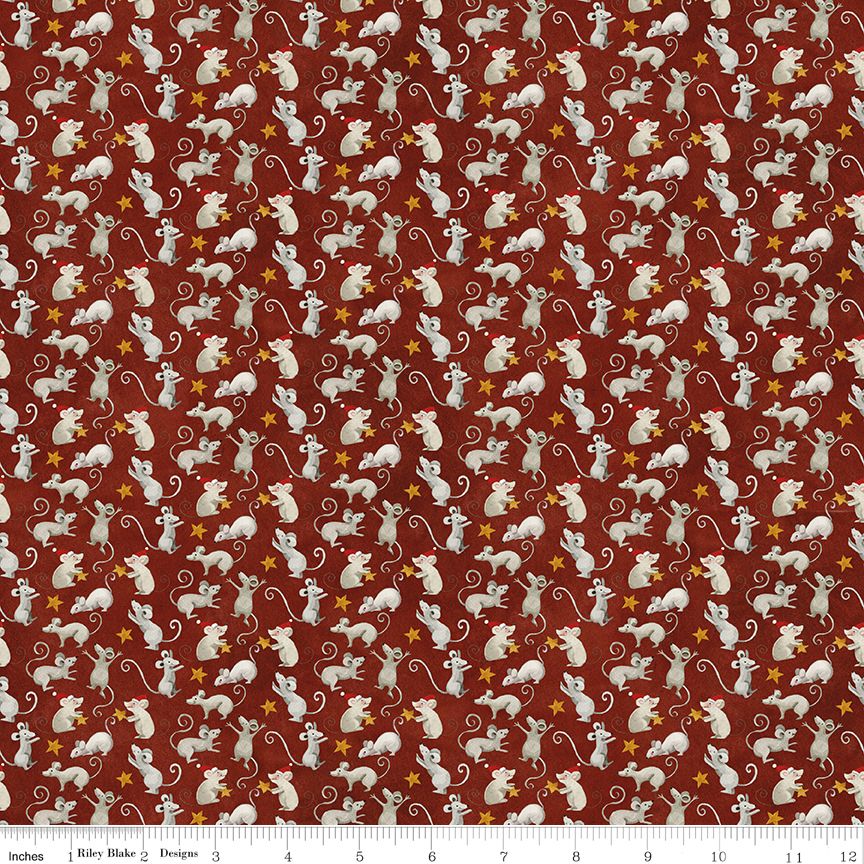 Northern Christmas Mice Red