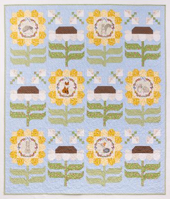My Secret Garden Daisy Parade Quilt Kit