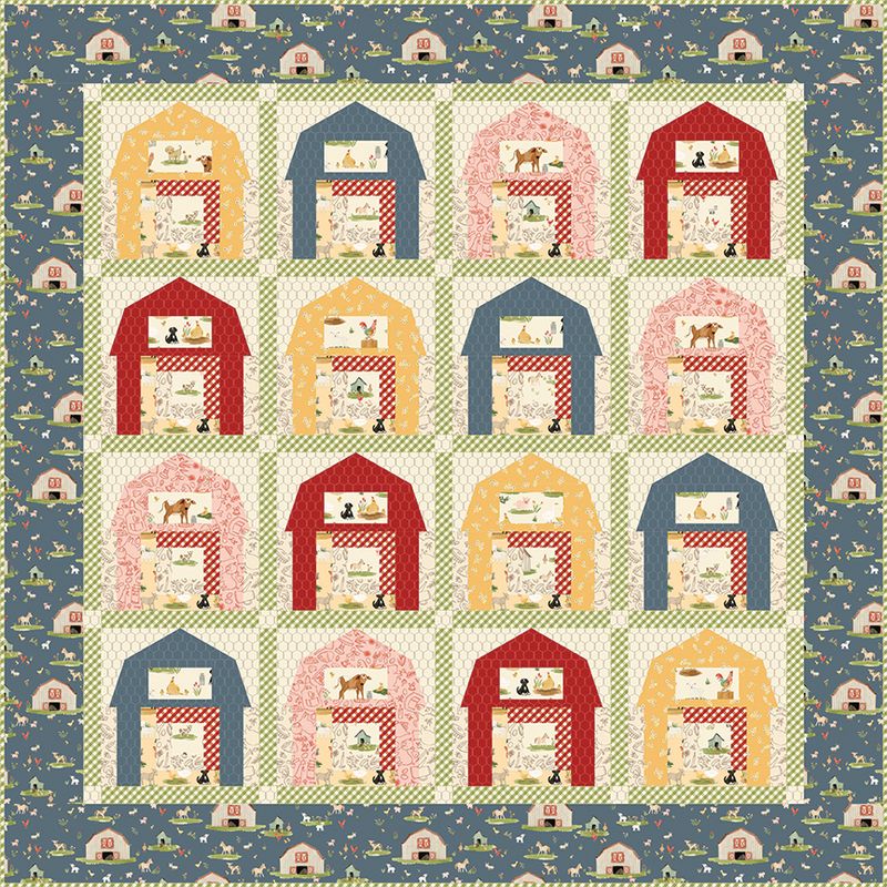 Lil' Farm Friends I spy Farm Quilt Kit
