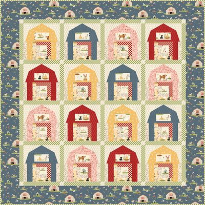 Lil' Farm Friends I spy Farm Quilt Kit