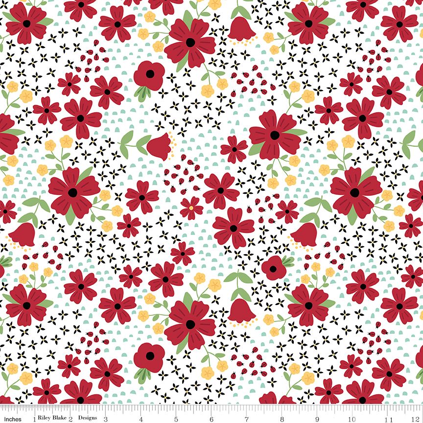 Little Ladybug Main White