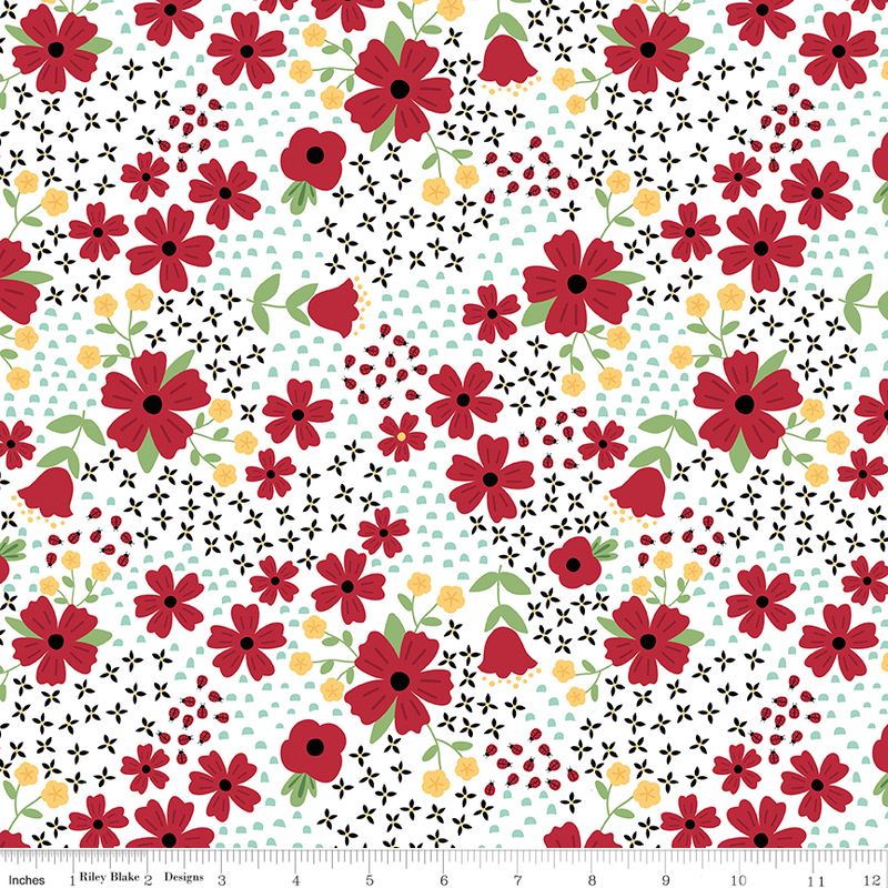 Little Ladybug Main White