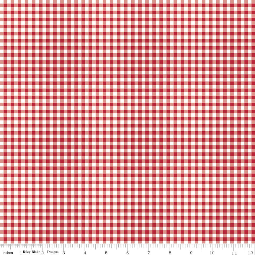 Little Ladybug Gingham Red