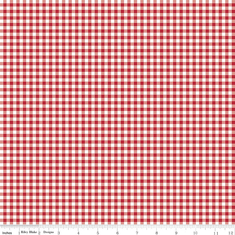 Little Ladybug Gingham Red
